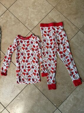 Kansas City Chiefs Print Long Sleeve Pajama Set